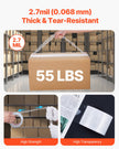 VEVOR Clear Packing Tape 6 Rolls 65 Yards Heavy Duty Clear Packing Tapes 2.7 Mil