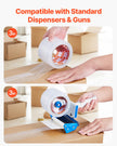 VEVOR Clear Packing Tape 6 Rolls 65 Yards Heavy Duty Clear Packing Tapes 2.7 Mil