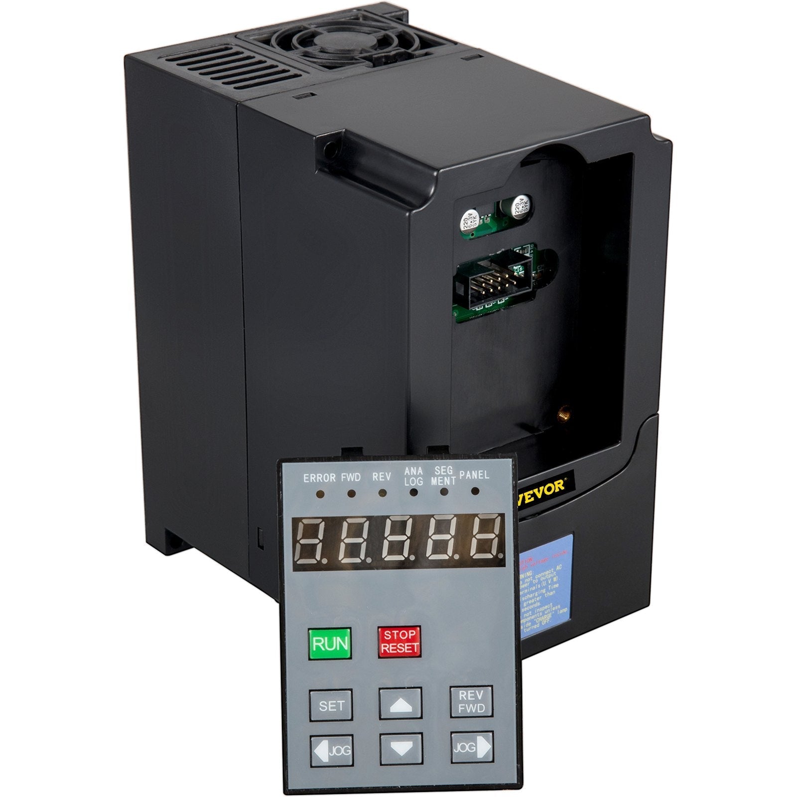 VEVOR VFD 4KW, Variable Frequency Drive 18.5A, CNC VFD Motor Drive Inverter Converter 220V, for Spindle Motor Speed Control (1or 3 Phase Input, 3 Phase Output)