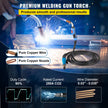 VEVOR 250Amp 15Ft Mig Welding Gun fit for Miller Welding Gun Torch Welder Gun M-25 Welding Torch Stinger Replacement fit for Miller M-25 Part Number 169598 fit 0.030