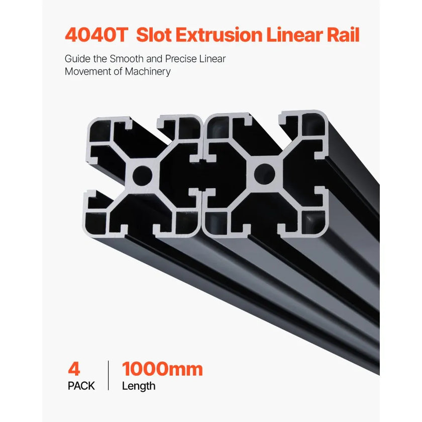 VEVOR 4PCS 4040 Aluminum Extrusion Profile 39.4