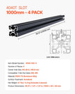 VEVOR 4PCS 4040 Aluminum Extrusion Profile 39.4