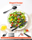 VEVOR 48-Piece Silverware Set Stainless Steel Cutlery Flatware Utensils for 8