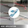 Bull Float Concrete Float 48”x8” Concrete Tool Trowel Float 4 Handles Round End