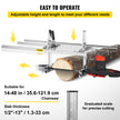 VEVOR Chainsaw MillAttachment 48 Inch Portable Chainsaw Mill Aluminum Steel Chainsaw Milling Planking Welding Saw Mill 18-48 Inch Planking Lumber Cutting Bar for Homeowners Woodworkers