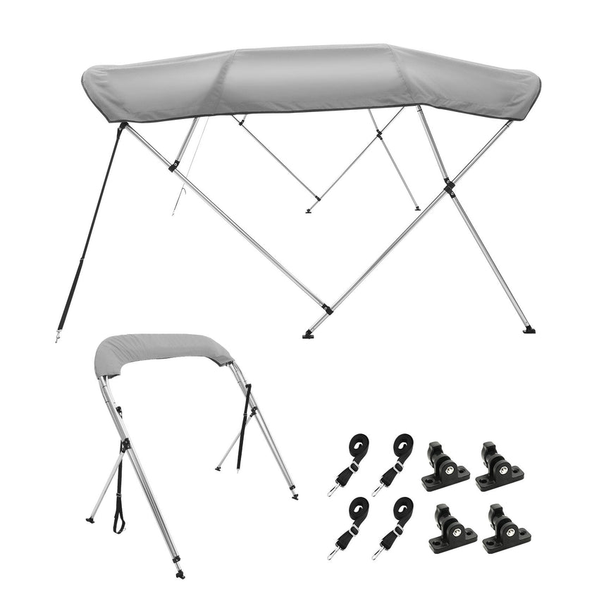 VEVOR 4 Bow Bimini Top Boat Cover, 900D Polyester Canopy with 1