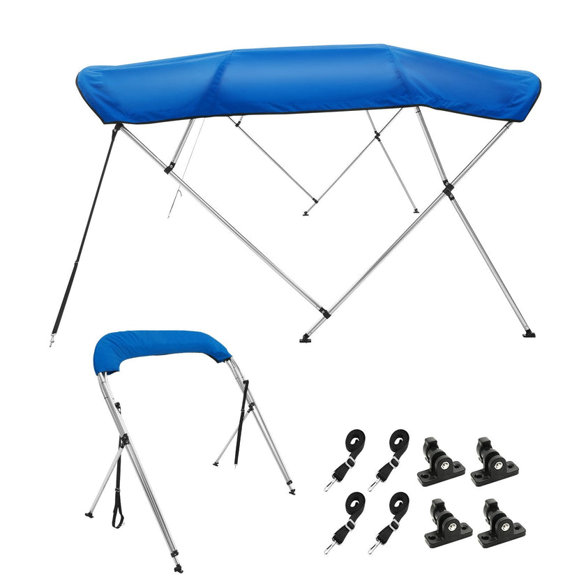 VEVOR 4 Bow Bimini Top Boat Cover, 900D Polyester Canopy with 1
