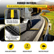 VEVOR 4 Pack of 1-Channel Rubber Cable Protector Ramps Heavy Duty 18000Lbs Load Capacity Cable Wire Cord Cover Ramp Speed Bump Driveway Hose Cable Ramp Protective Cover