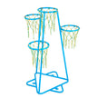 VEVOR Kids Basketball Hoop 4-Hoop Portable Basketball Stand Adjustable Heights