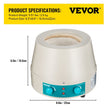VEVOR Heating Mantle 500ml Magnetic Stirrer Heating Mantle 0-1600rpm Heating Mantle Magnetic Stirrer 250W Lab Magnetic Stir Plate for Liquid Heating and Stirring (500ml)