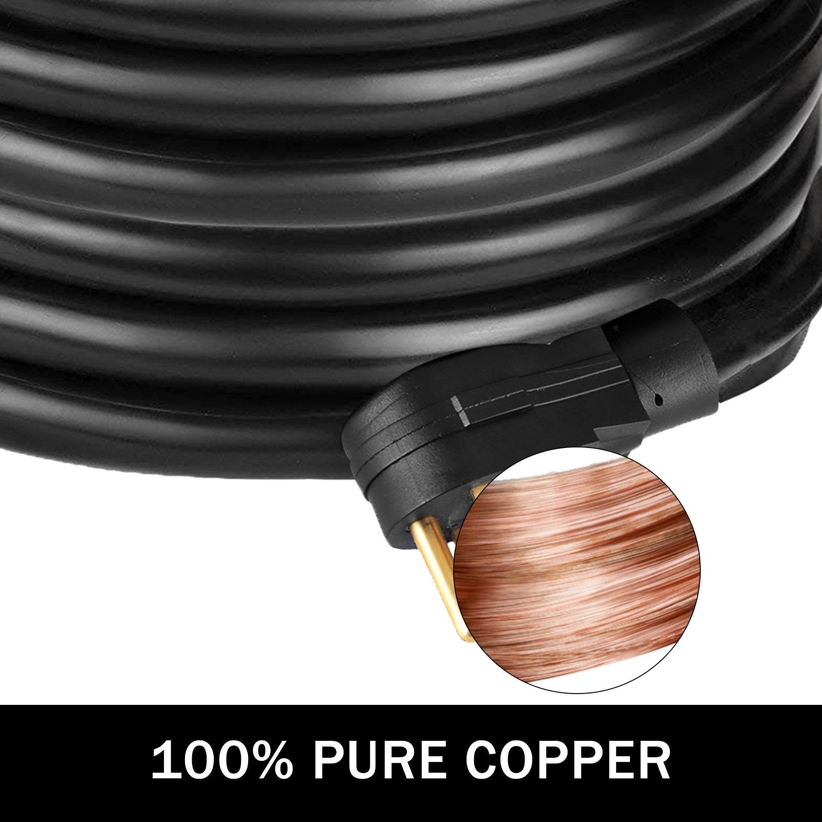 VEVOR RV Power Cord 50Ft 40 Amp RV Extension Cord AWG8 40 amp rv Extension Cord Truck Trailer Motorhome Camper RV Cord Grip Handles Camper Trailer Power Supply Cable