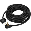 VEVOR Extension Cord, 50ft 250 Volt, 10 Gauge Heavy Duty Outdoor Welder Extension Cord with 10 Awg 3 Prong, 30 Amp Power Extension for Welding Machines, NEMA 6-50 Plug, ETL Approved, Black
