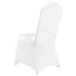 VEVOR 50pcs Chair Cover Wedding Spandex White Chair Covers Stretch Fabric Removable Washable Protective Slipcovers for Weddings Banquets Ceremony(Arched,50PCS)