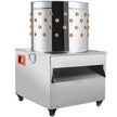 VEVOR Stainless Steel Chicken Plucker 20 Inch Barrel Diameter De-Feather Remover Poultry Machine 1500W 275R/min Barrel Diameter Heavy Duty Feather Plucking Machine