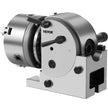 VEVOR Dividing Head BS-0 5Inch 3 Jaw Chuck Dividing Head Set Precision Semi Universal Dividing Head for Milling Machine Rotary Table Tailstock Milling Set (5 Inch Chuck)