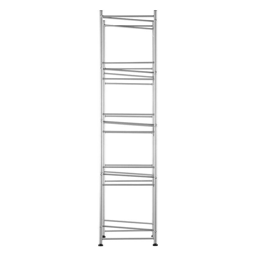 VEVOR 5 Tiers Water Jug Holder Single Row Water Bottle Rack for 5 Bottles Silver