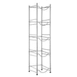 VEVOR 5 Tiers Water Jug Holder Single Row Water Bottle Rack for 5 Bottles Silver