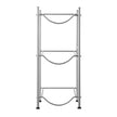 VEVOR 3 Tiers Water Jug Holder Single Row Water Bottle Rack for 3 Bottles Silver