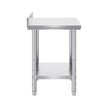 VEVOR Stainless Steel Work Table 24 x 24 x 34 Inch Commercial Food Prep Worktable Heavy Duty Prep Worktable Metal Work Table with Adjustable Feet for Restaurant, Home and Hotel