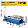 VEVOR 6 Inch ACCU Lock Down Vise Precision Milling Vice 6 Inch Jaw Width Drill Press Vise Milling Drilling Machine Bench Clamp Clamping Vice