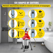 VEVOR Drain Cleaner Machine, 500W 3 Cables, Electric Drain Auger for 3/4\