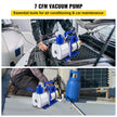 VEVOR Vacuum Pump 7 CFM 1/2 HP 1 Stage Ultimate Vacuum Refrigerant HVAC Air Tool 110V 5PA Air Conditioning Pump for Automobile Reparation Vacuum Evacuation