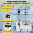 VEVOR 85-2 Magnetic Mixer Hotplate 1000ml Magnetic Heating Plate Magnetic Stirrer with Hotplate 110V Magnetic Stirring Mixer