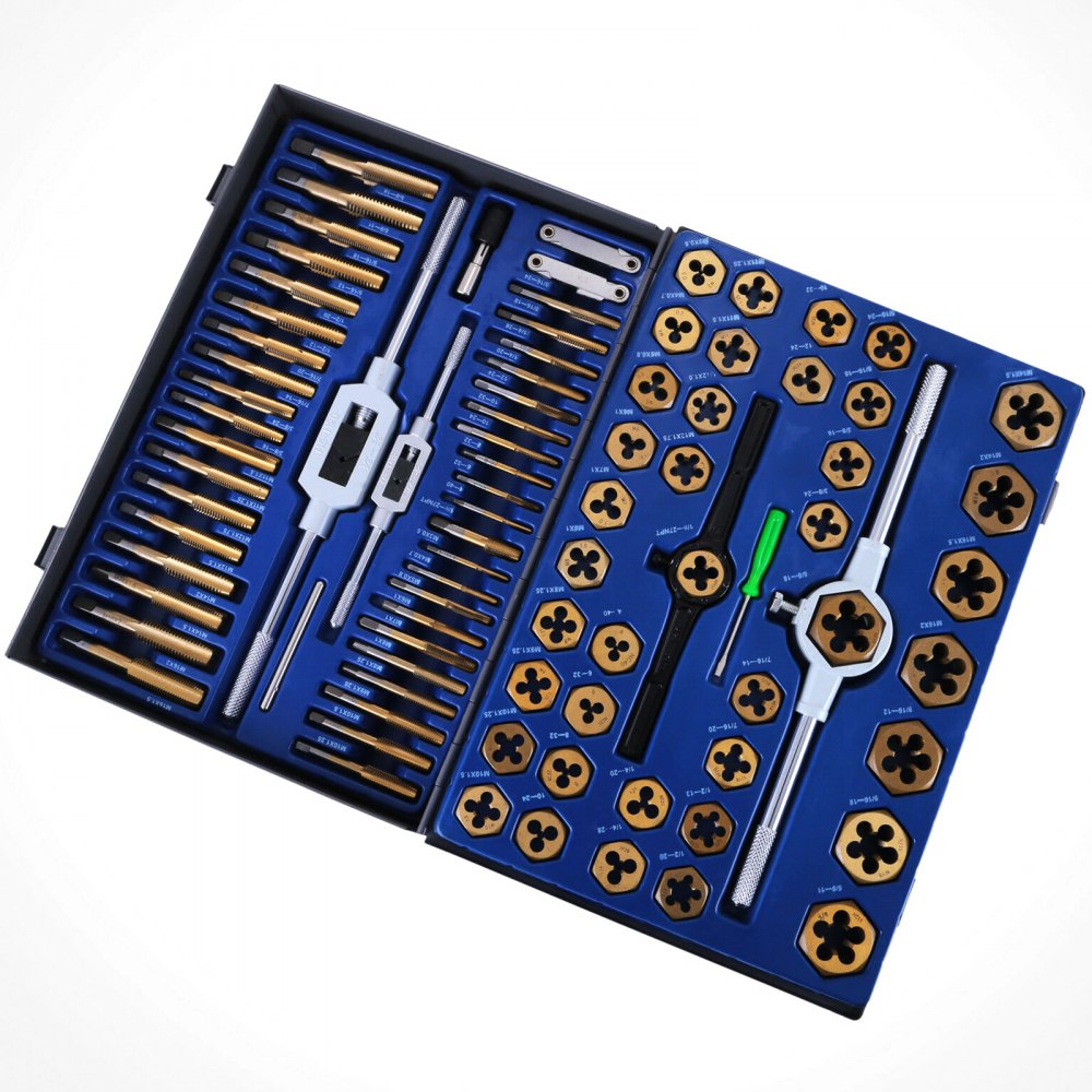 86pcs Tap And Die Combination Set Sae Finetungsten Steel Titanium Metric Tools