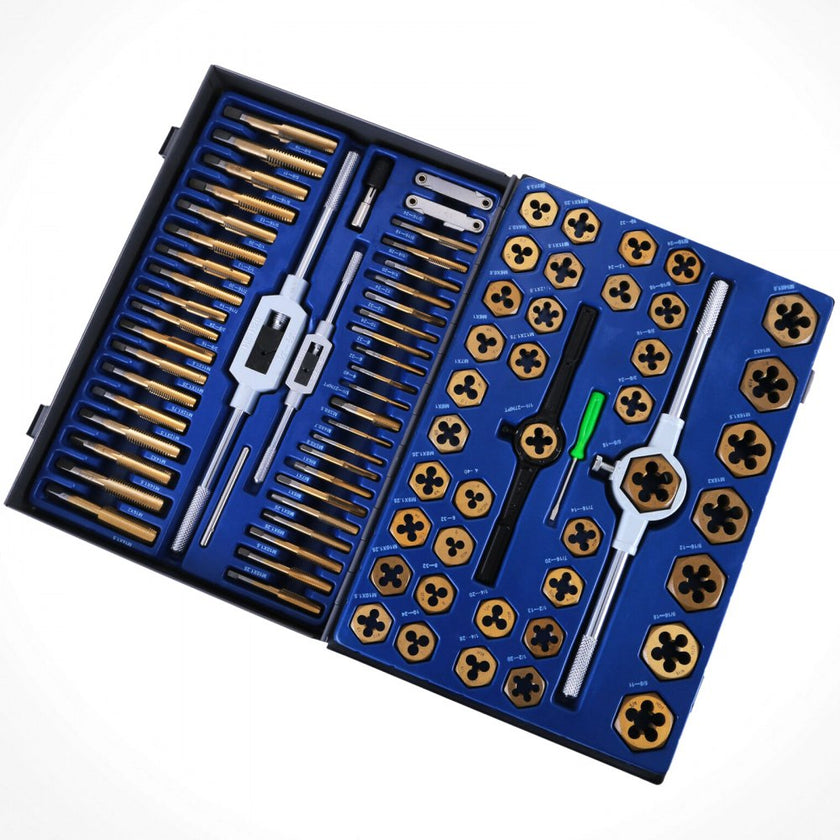 86pcs Tap And Die Combination Set Sae Finetungsten Steel Titanium Metric Tools