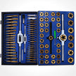 86pcs Tap And Die Combination Set Sae Finetungsten Steel Titanium Metric Tools