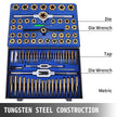 86pcs Tap And Die Combination Set Sae Finetungsten Steel Titanium Metric Tools