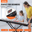 VEVOR 88 Key Digital Piano Keyboard Semi Weighted Electric Portable with Stand
