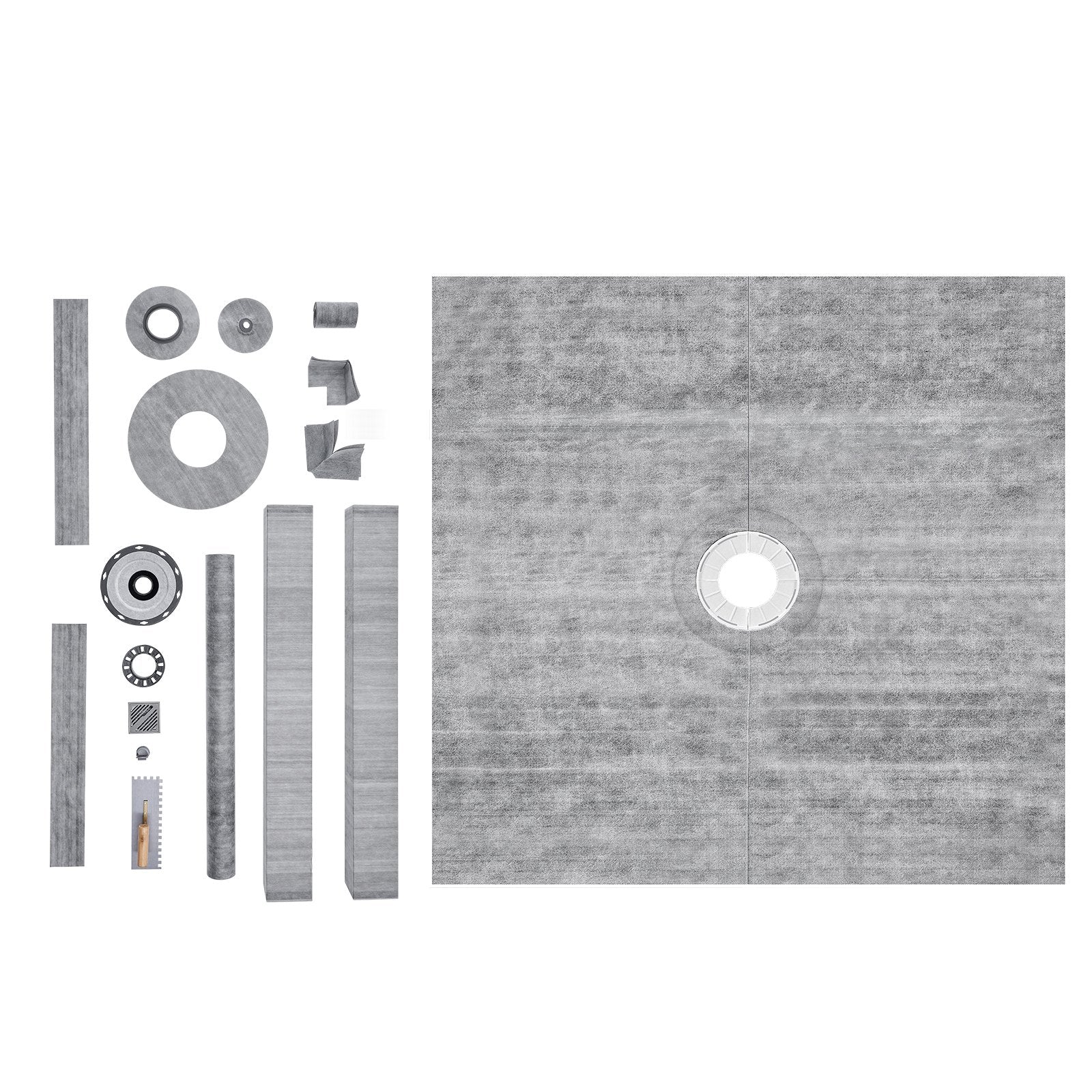 VEVOR Shower Curb Kit, 72