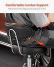 VEVOR Shop Stool Adjustable Garage Seat 300 lbs Load with Backrest & Wheels