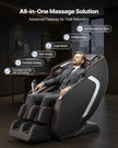 VEVOR Massage Chair Full Body 4D Massage Recliner with SL-Track & Yoga Stretch
