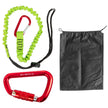 VEVOR Flip Line 5/8 Inch, Wire Core Flipline 8 ft, Wire Core Flip Line Kit with Triple Lock Carabiner Adjuster, Steel Swivel Snap, Climbing Flipline for Fall Protection, Arborist, Tree Climbers
