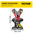 Safety Climbing Harness Fall Protection Rock Climbing Equip Gear Rappelling Harness