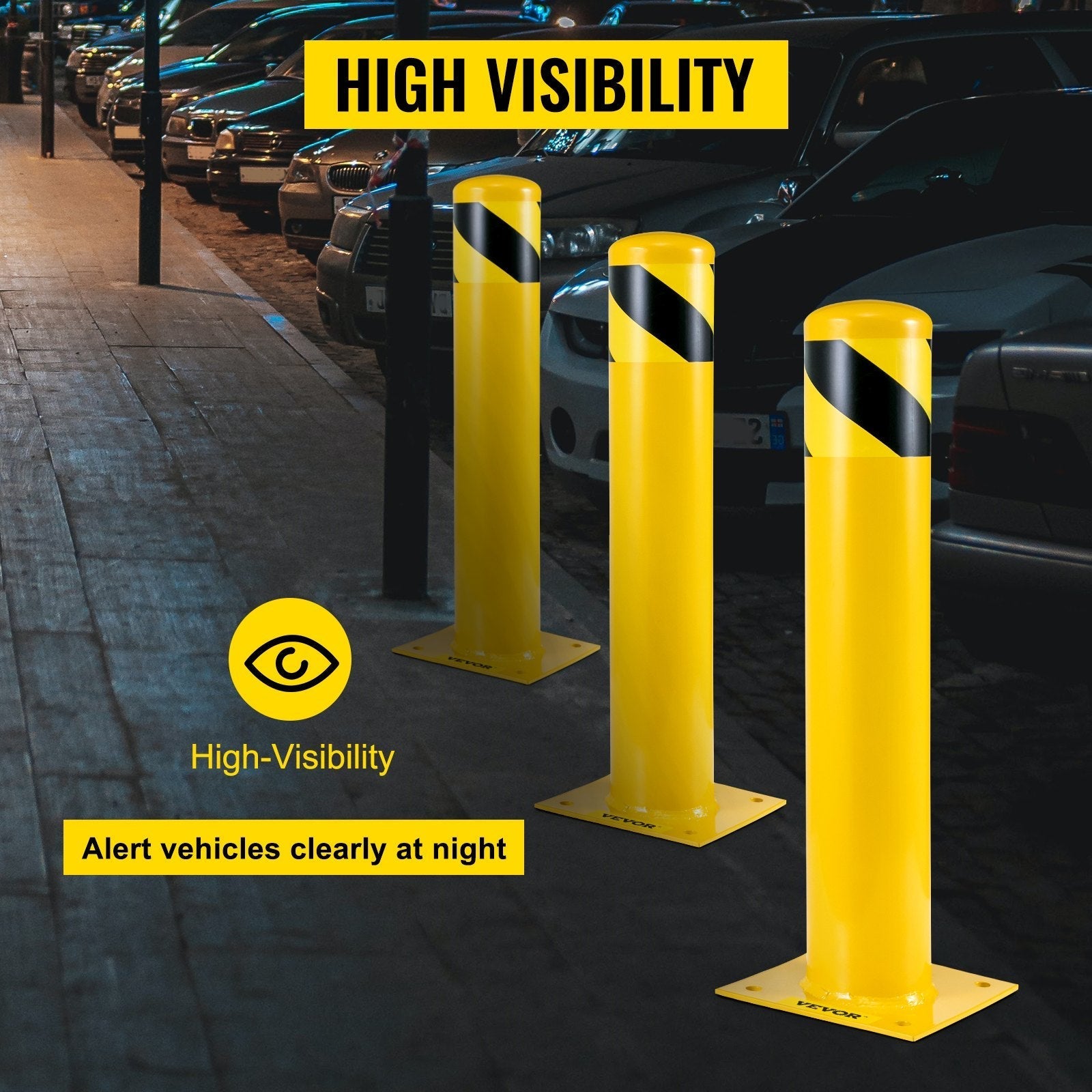 Safety Bollard Steel Bollard Post Steel Barrier 24