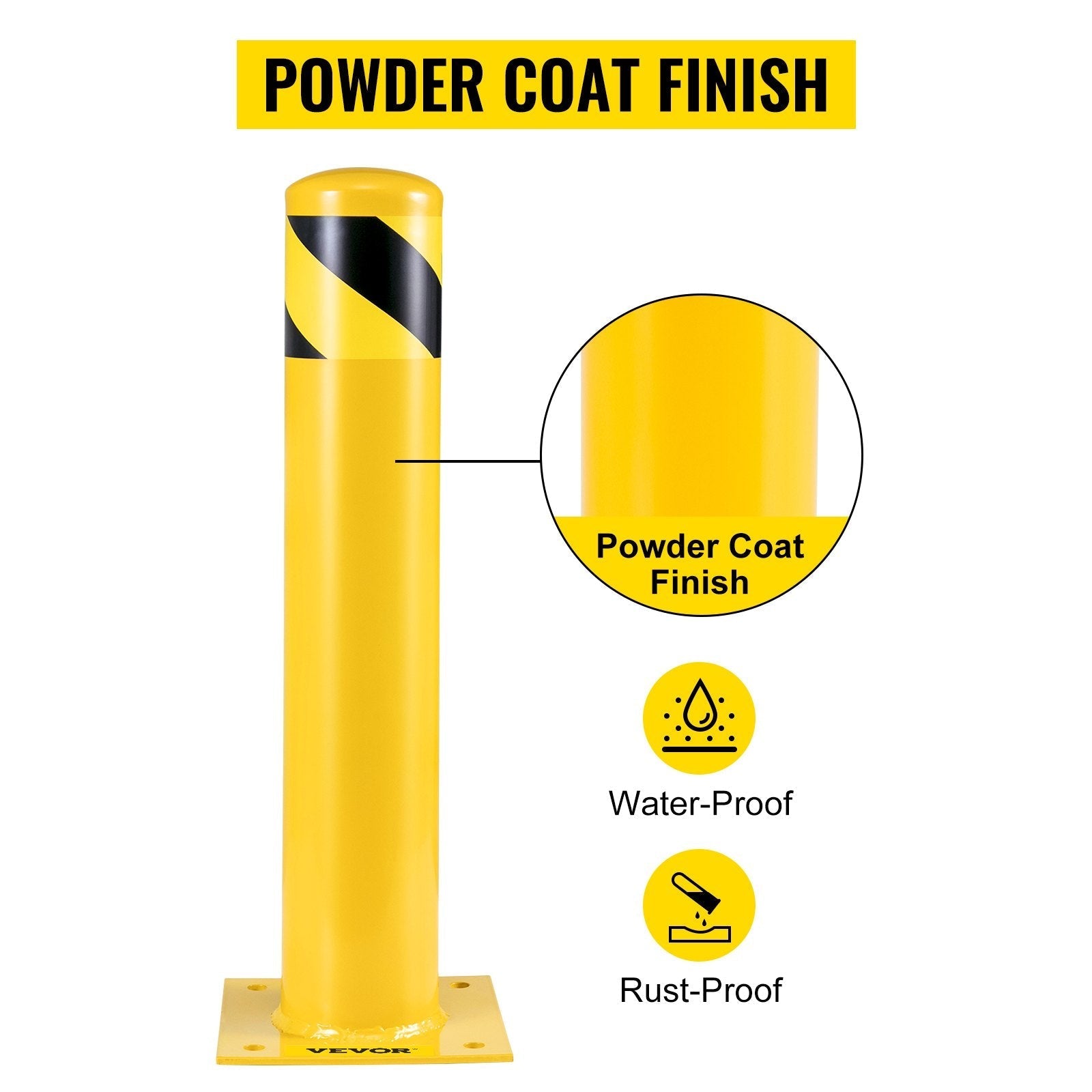 Safety Bollard Steel Bollard Post Steel Barrier 24