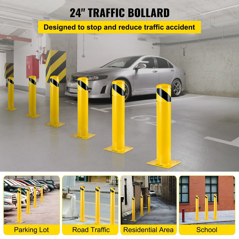 VEVOR Safety Bollard 42-4.5 Safety Barrier Bollard 4-1/2