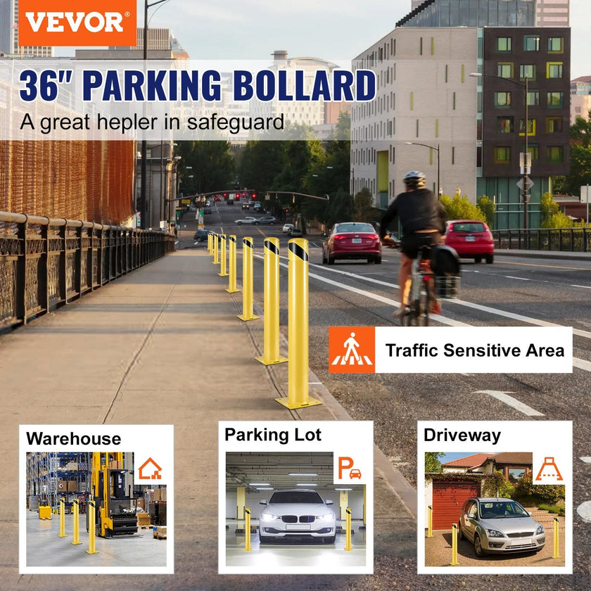 Safety Bollard Steel Bollard Post 36