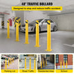 VEVOR Safety Bollard 48-4.5 Safety Barrier Bollard 4-1/2