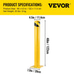 VEVOR Safety Bollard 48-4.5 Safety Barrier Bollard 4-1/2