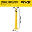 VEVOR Safety Bollard 48-5.5, Safety Barrier Bollard 5-1/2\
