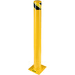VEVOR Safety Bollard, 48 Inch Height Bollard Post, 5.5 Inch Diameter Steel Pipe Safety Bollard Post, Yellow Steel Bollard, Steel Safety Bollard with 8 Anchor Bolts, Perfect for Traffic-Sensitive Area