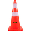 VEVOR Safety Cones, 28 in/73 cm Height, 12 PCS PVC Orange Traffic Cone with 2 Reflective Collars and Weighted Base, Used for Traffic Control, Driveway Road Parking and School Improvement