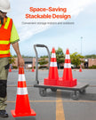 VEVOR Safety Cones Traffic Cones 10 x 28