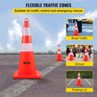 VEVOR Safety Cones Traffic Cones 6 x 28