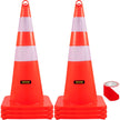 VEVOR Safety Cones Traffic Cones 6 x 28