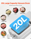 VEVOR Vacuum Meat Tumbler Marinator Machine 20L for Chicken Steak Commercial